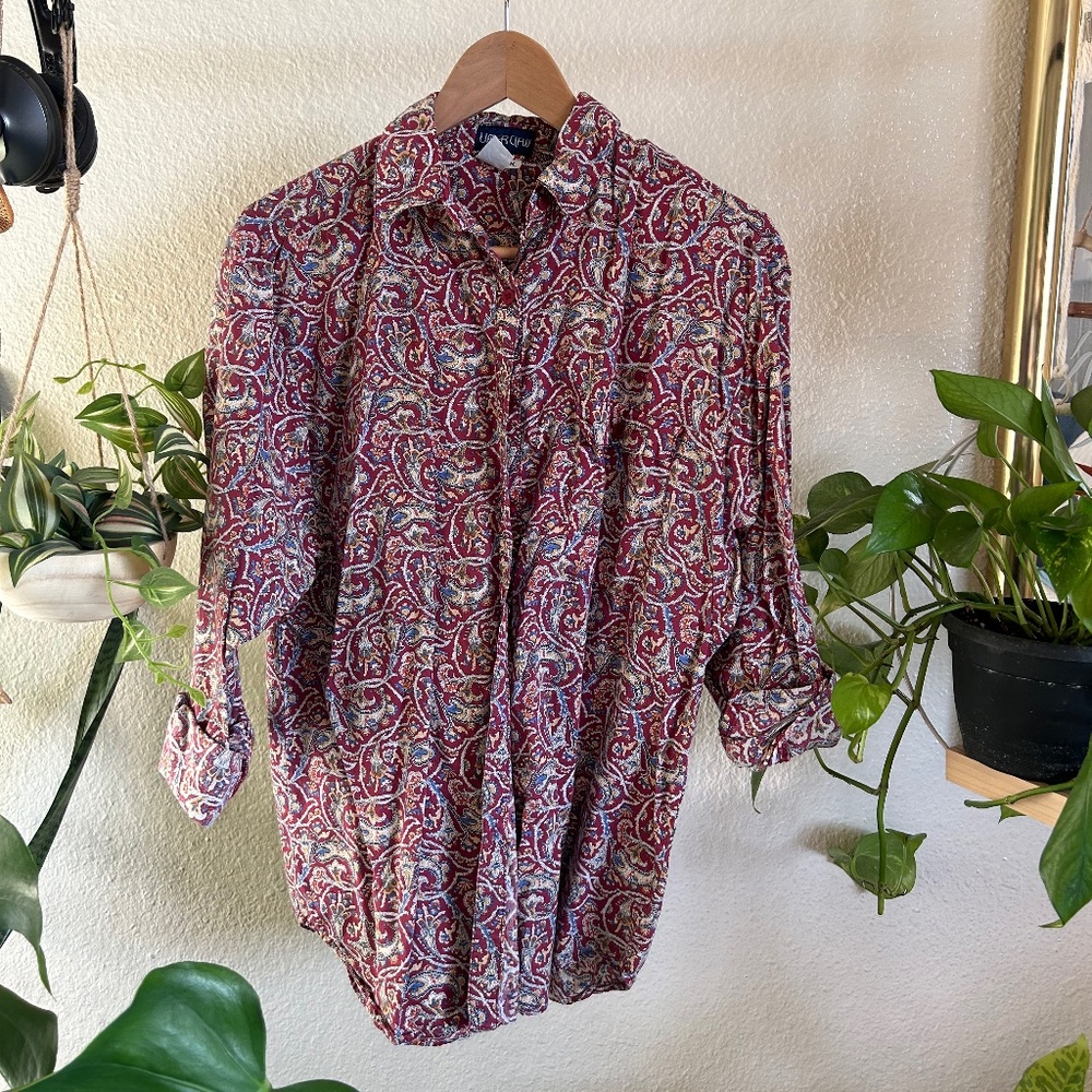 Vintage paisley shirt